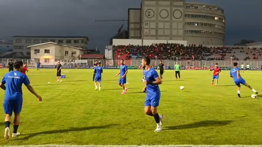 اختصاصی/ گرم کردن بازیکنان نساجی و آلومینیوم اراک