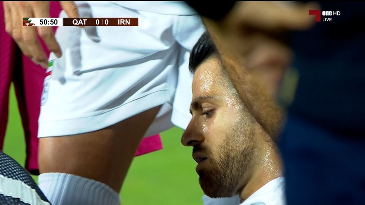 مصدومیت دلخراش و سنگین مرتضی پورعلی گنجی که منجر به تعویض او با کنعانی شد