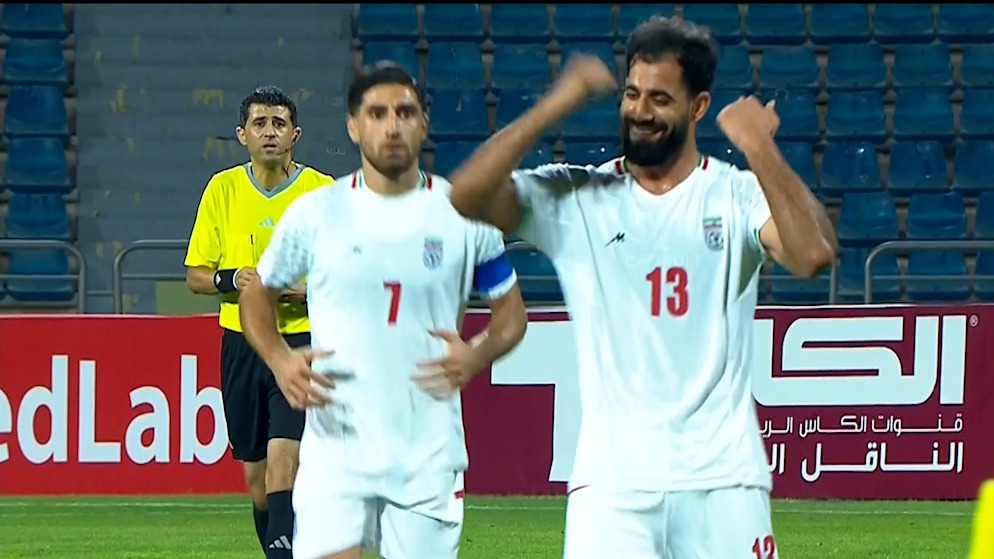 گل اول ایران به قطر (محمدحسین کنعانی زادگان)