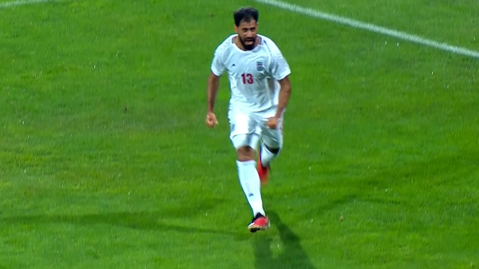 گل چهارم ایران به قطر (دبل کنعانی)