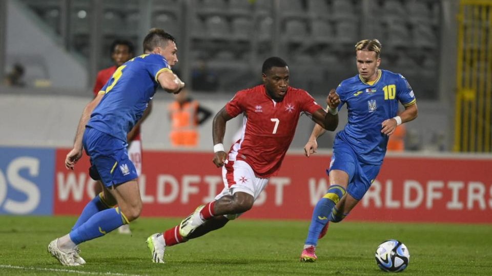 خلاصه بازی مالت 1-3 اوکراین