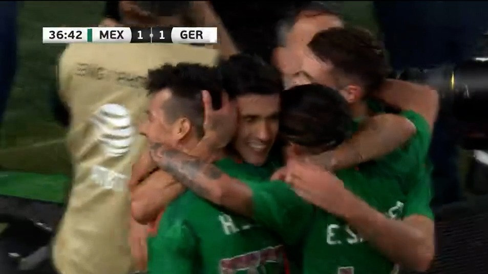 گل اول مکزیک به آلمان (اوریل آنتونا)