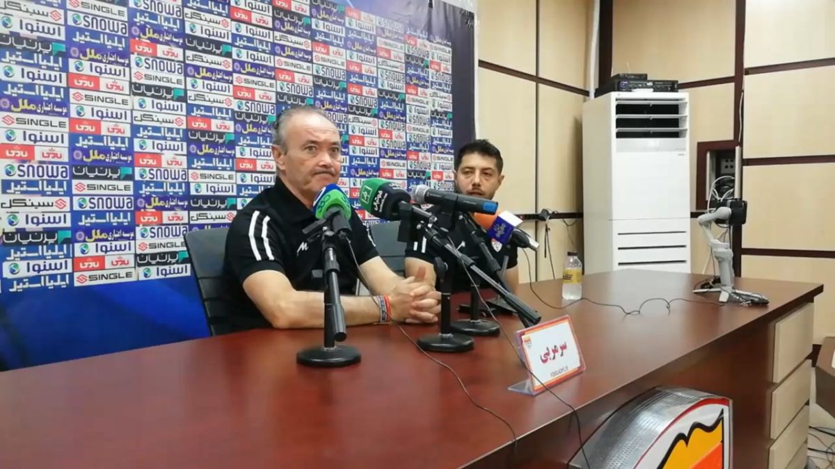 اختصاصی/ کنفرانس خبری قبل از بازی فولاد و استقلال خوزستان