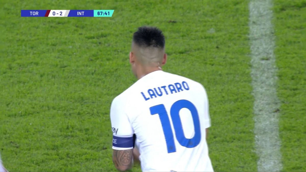 گل دوم اینتر به تورینو (لائوتارو مارتینز)