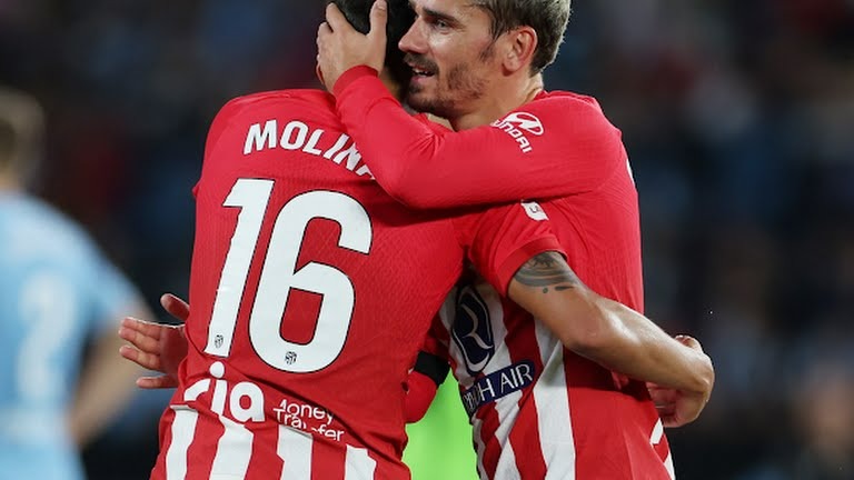 گل سوم اتلتیکو مادرید به سلتاویگو (هت‌تریک گریزمان)