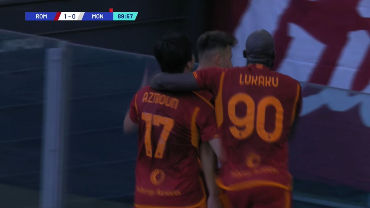 گل اول رم به مونزا (الشراوی با تاثیر گذاری سردار آزمون)