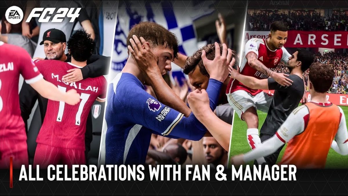 شادی بعد از گل بازیکنان لیگ برتر انگلیس بازی در بازی FC24