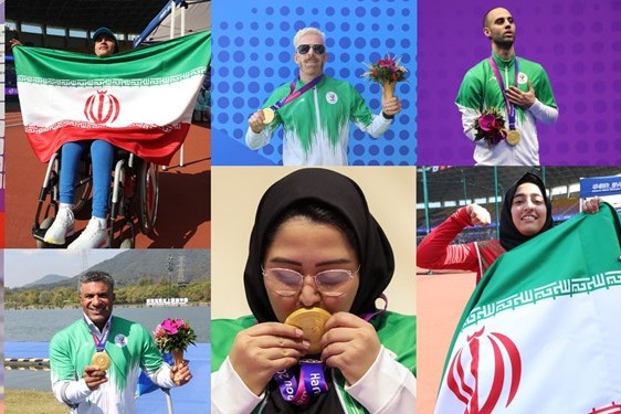 بازیهای پاراآسیایی| کاروان ایران با47 مدال رده دوم جدول را حفظ کرد