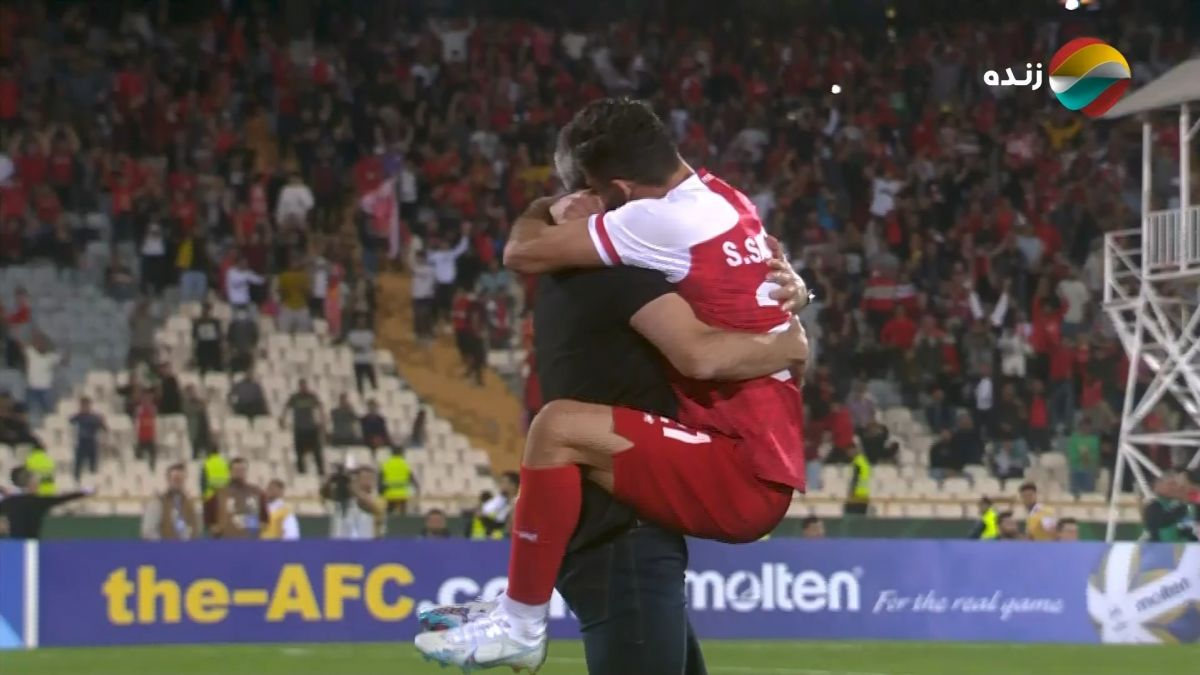 گل دوم پرسپولیس به استقلال تاجیکستان (دبل سعید صادقی)