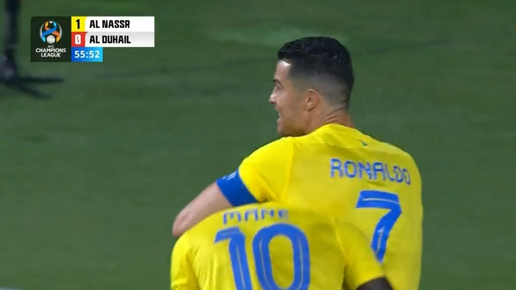 گل دوم النصر به الدحیل (سادیو مانه)