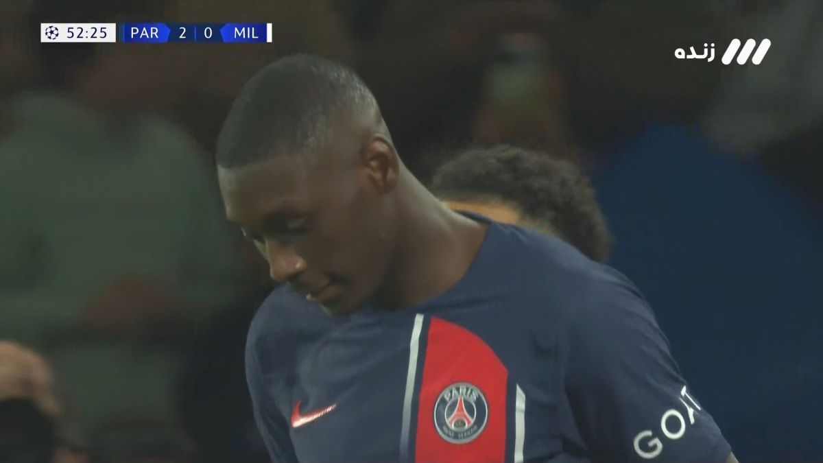 گل دوم پاری سن ژرمن به میلان (کولو موآنی)