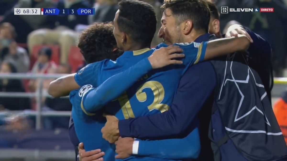 گل سوم پورتو به آنتورپ (دبل اوانیلسون)