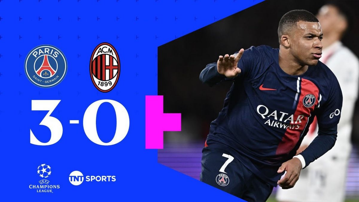 بازی کامل پاری سن ژرمن 3-0 میلان