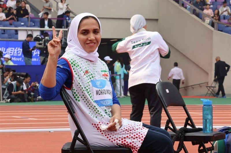 فرشته مرادی صاحب مدال برنز پرتاب وزنه شد