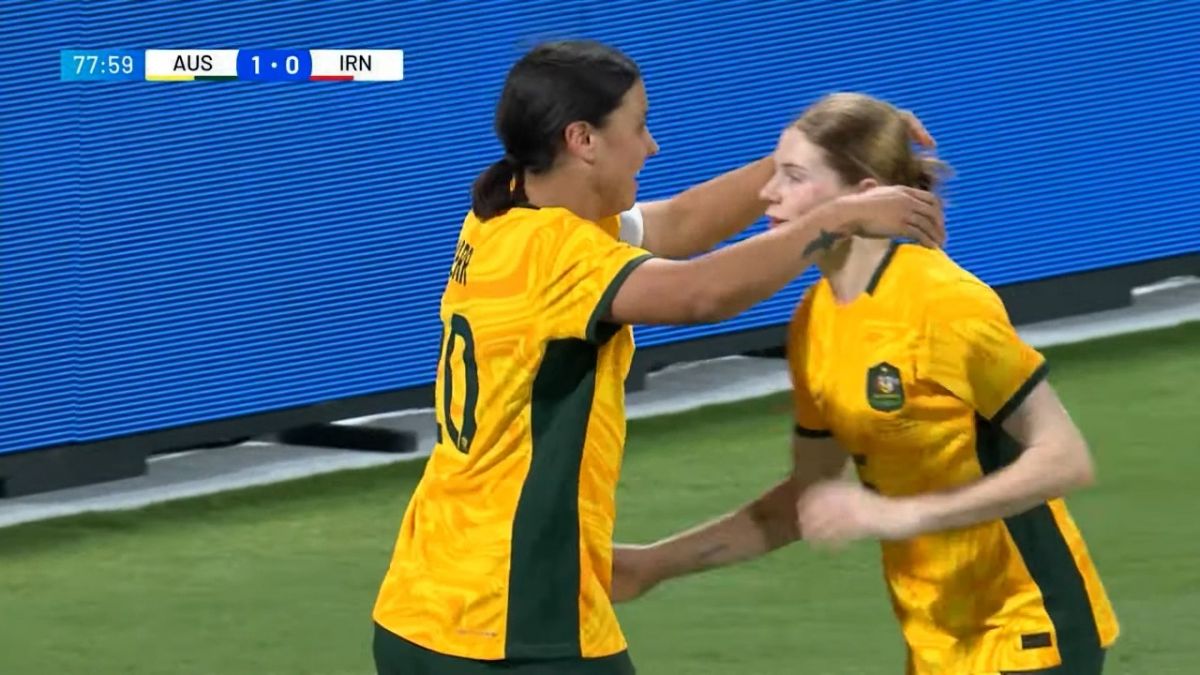 گل دوم بانوان استرالیا به بانوان ایران (کر)