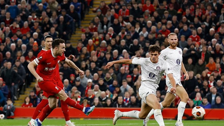 گل اول لیورپول به تولوز (ژوتا)