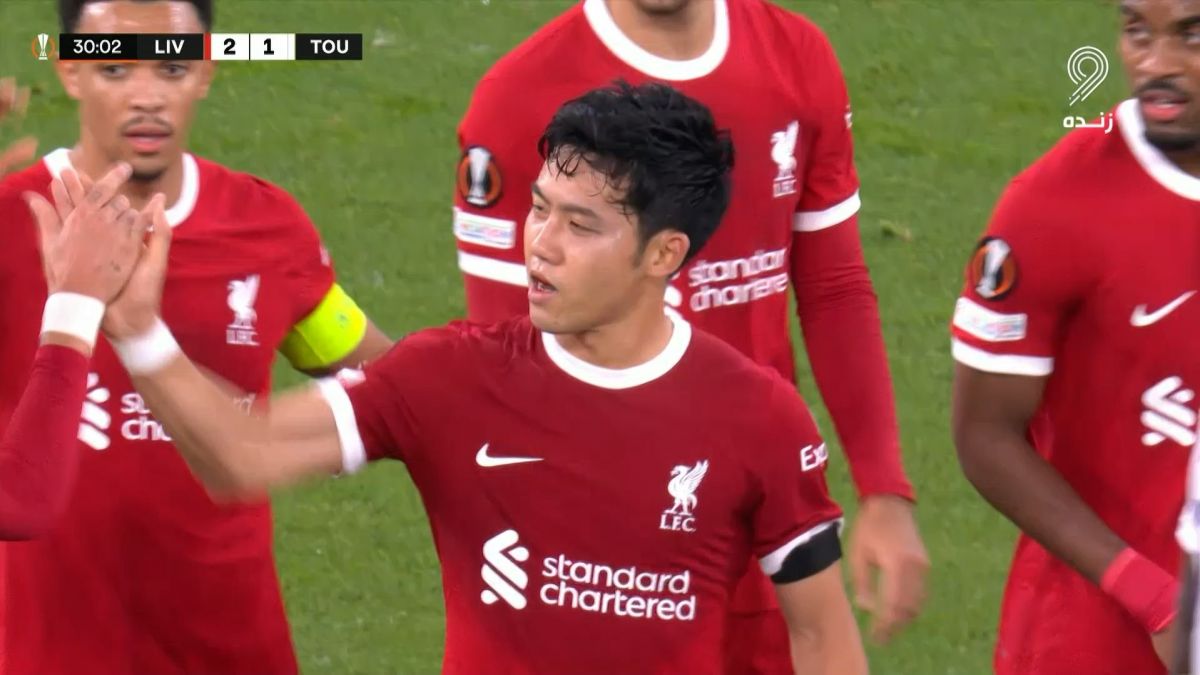 گل دوم لیورپول به تولوز (اندو)