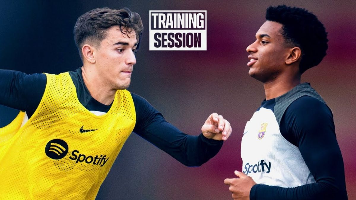 تمرین بارسلونا برای تقابل با رئال مادرید