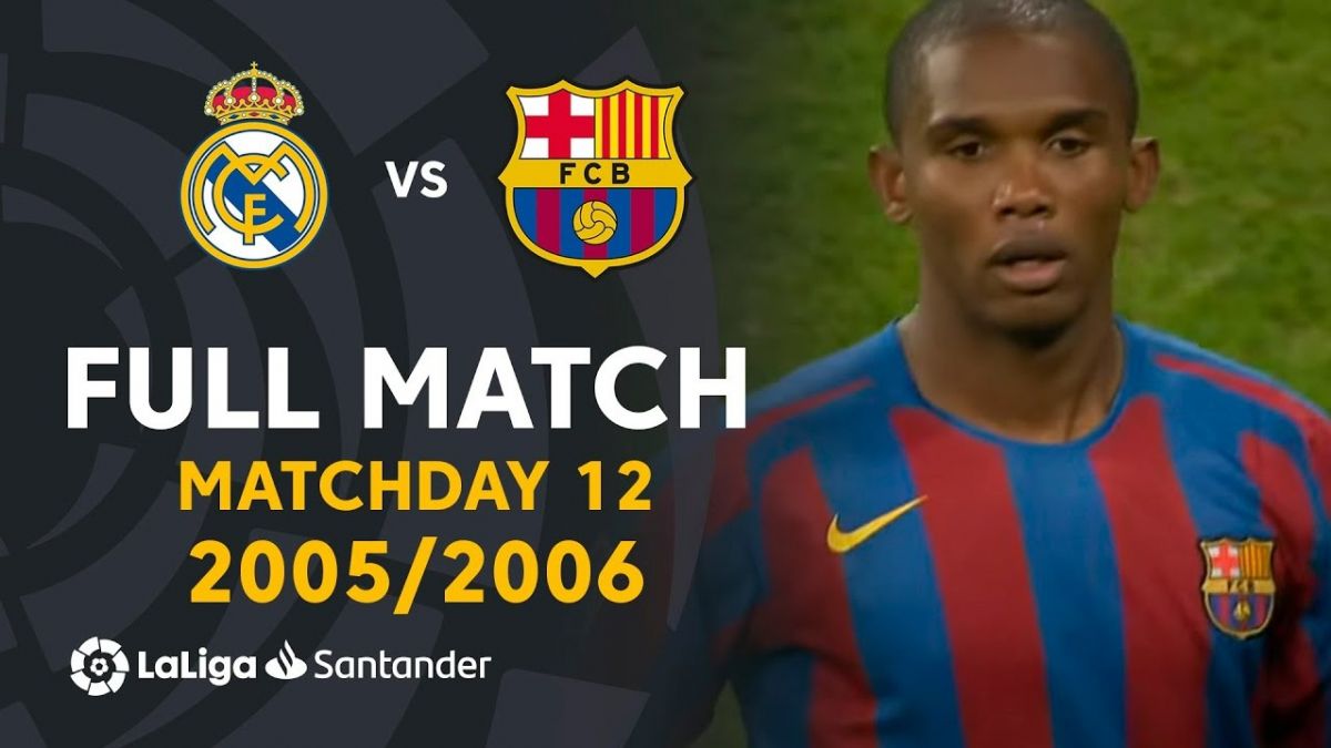 بازی کامل رئال مادرید 0-3 بارسلونا (هفته دوازدهم لالیگا 2005-2006)