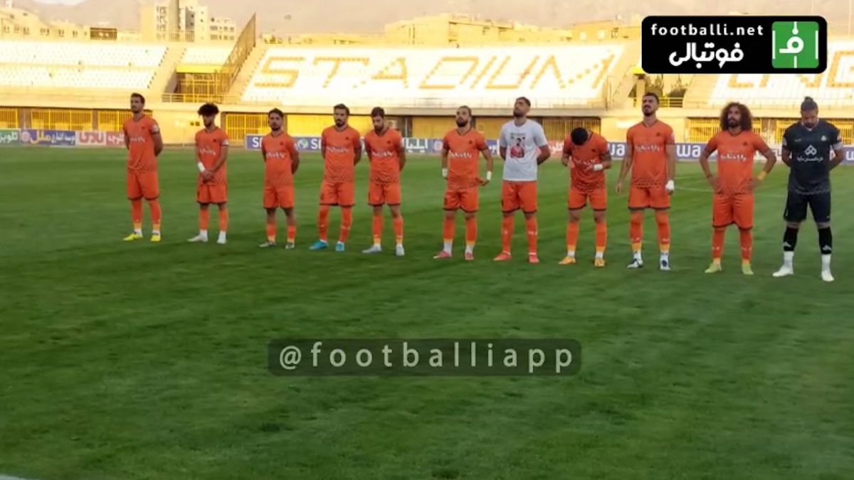 اختصاصی/ حواشی قبل از شروع مسابقه سایپا و مس شهر بابک