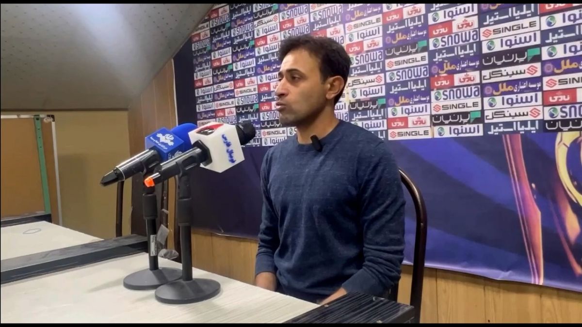 اختصاصی/ کنفرانس خبری مهدی رجب زاده پس از برتری مقابل خلیج فارس ماهشهر