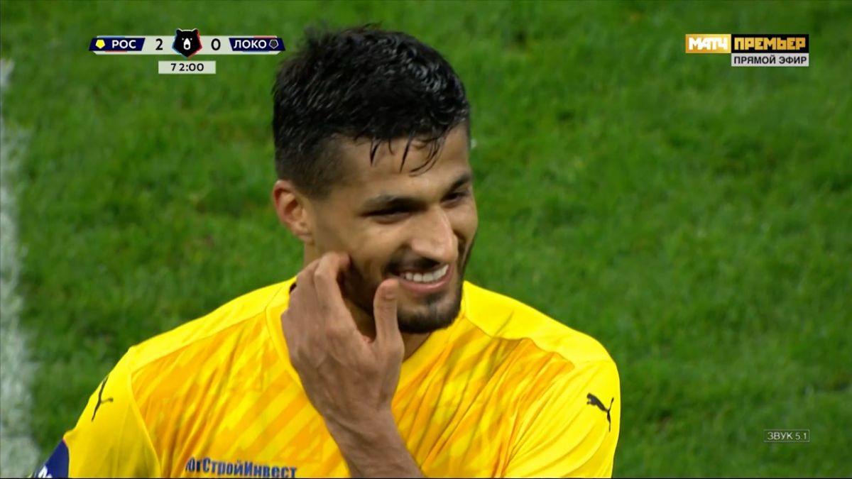 گل مردود محمد محبی برای روستوف مقابل لوکوموتیو به دلیل آفساید