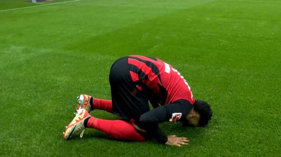 گل اول آینتراخت فرانکفورت به دورتموند (عمر مارموش)