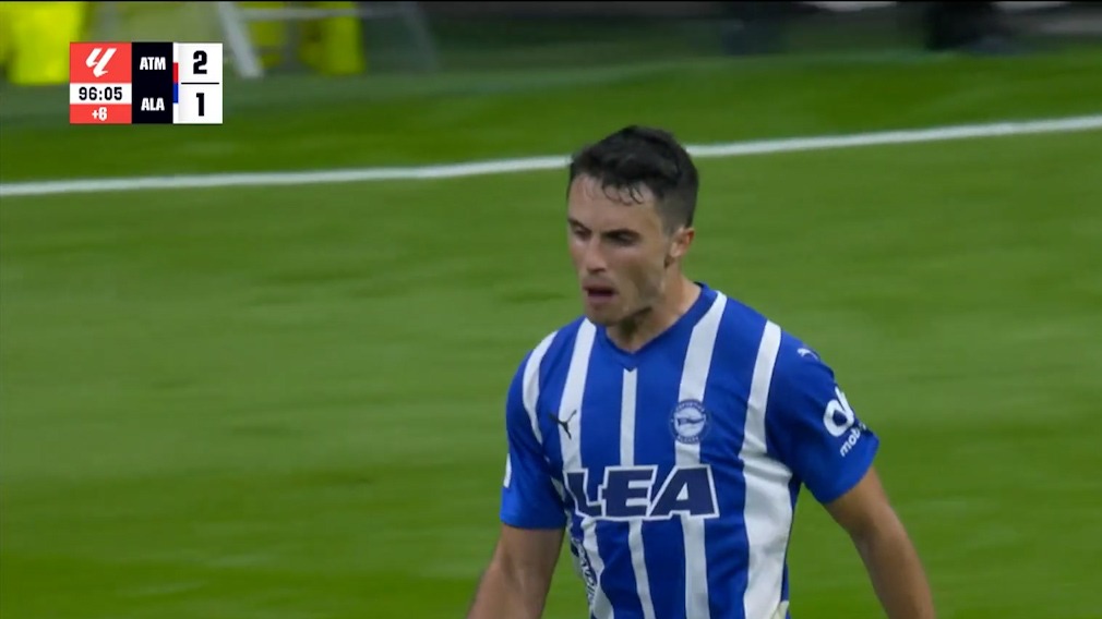 گل اول آلاوز به اتلتیکو مادرید (آندر گوارا)