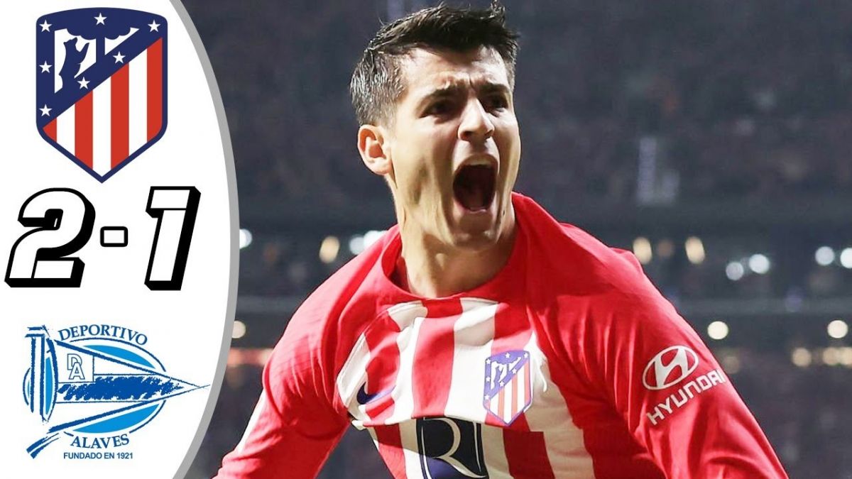 خلاصه بازی اتلتیکو مادرید 2-1 آلاوز