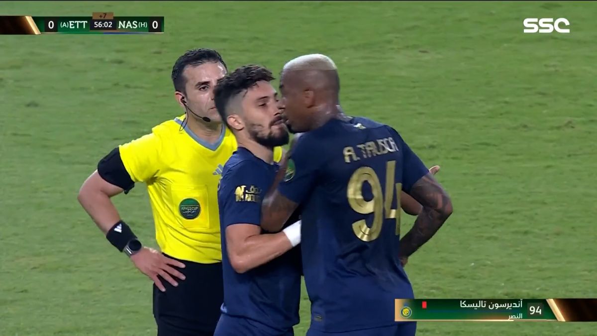 اخراج اندرسون تالیسکا مقابل الاتفاق