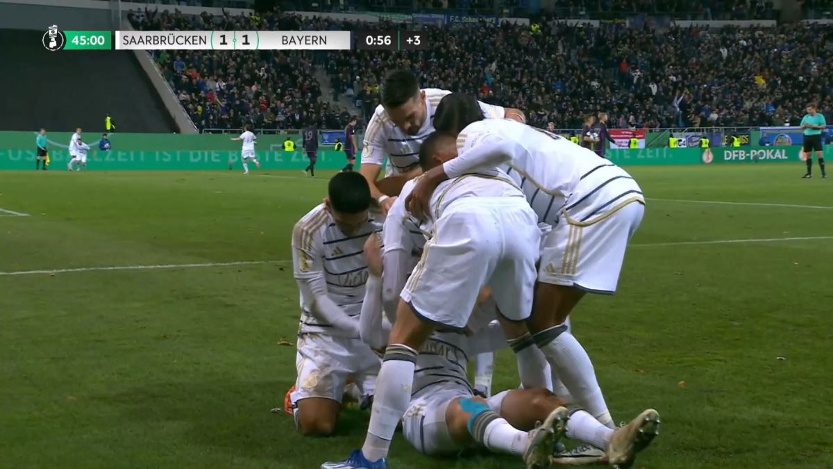 گل اول زاربروکن به بایرن مونیخ (سونتایمر)