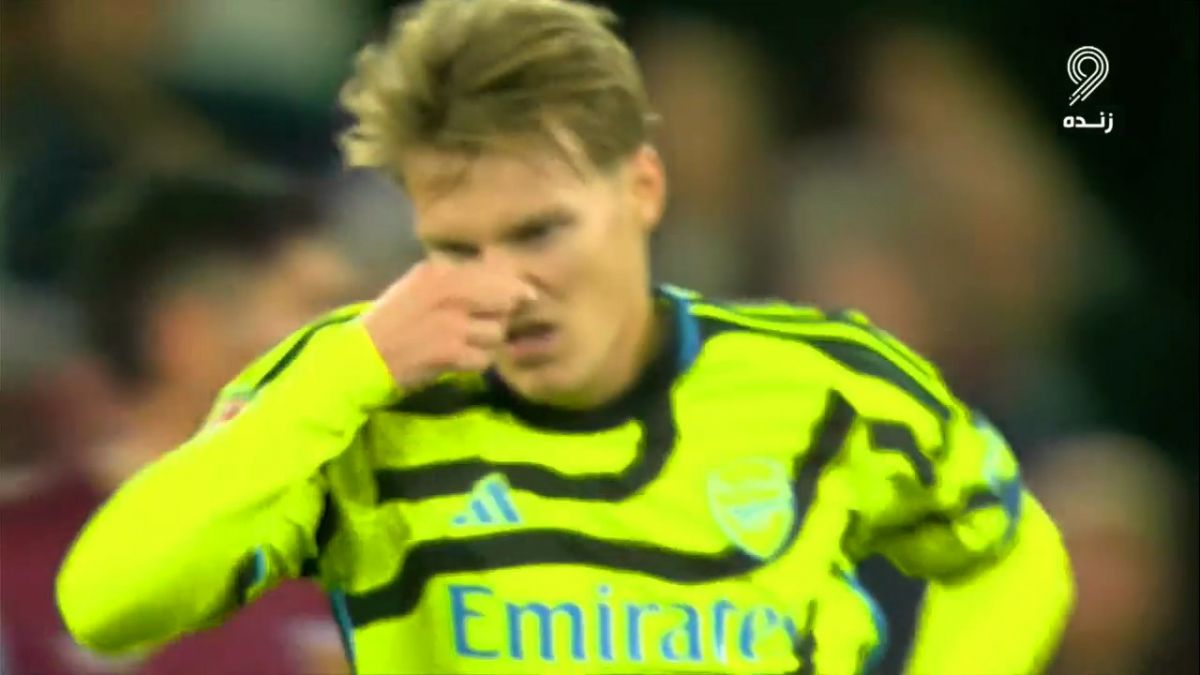 گل اول آرسنال به وستهام (اودگارد)