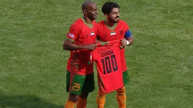 گل دوم مس رفسنجان به فولاد (صدمین گل شیمبا در لیگ برتر)