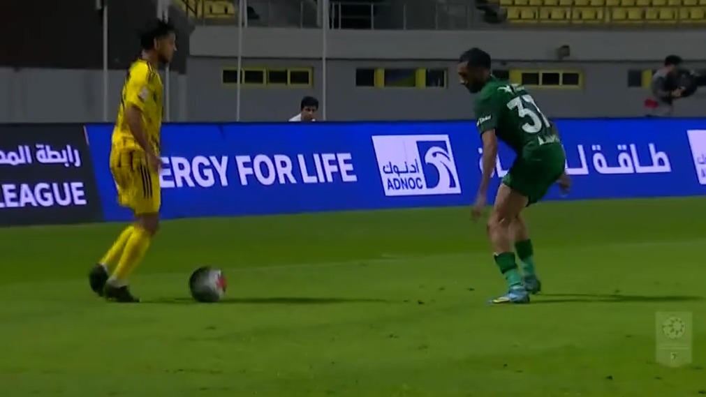 گل اول الاتحاد کلبا به شباب الاهلی (حرکت انفرادی و پاس گل مهدی قایدی)