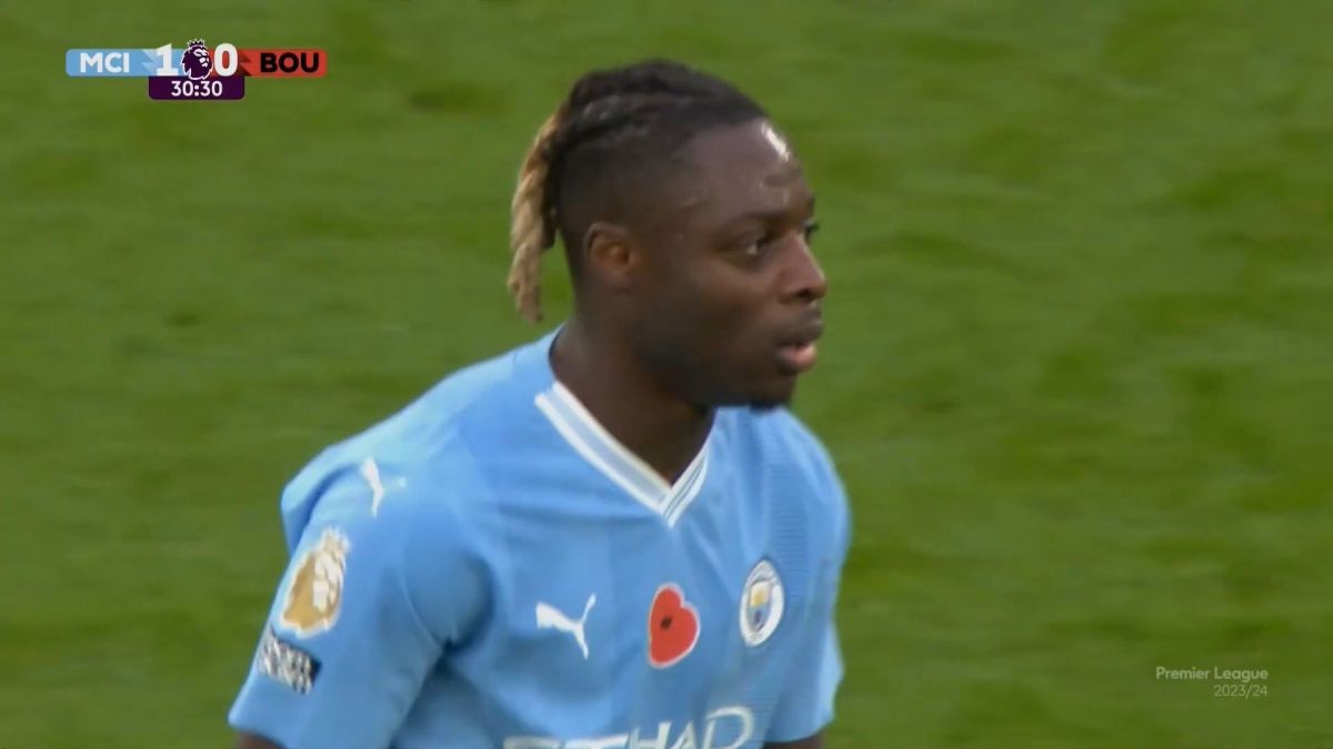 گل اول منچسترسیتی به بورنموث (جرمی دوکو)