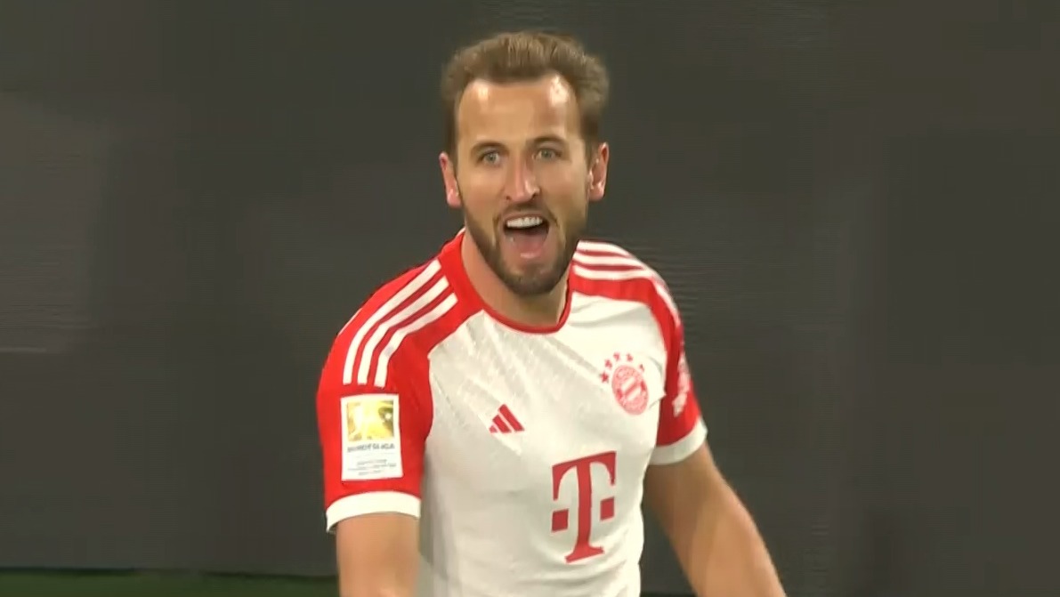 گل دوم بایرن مونیخ به دورتموند (هری کین)