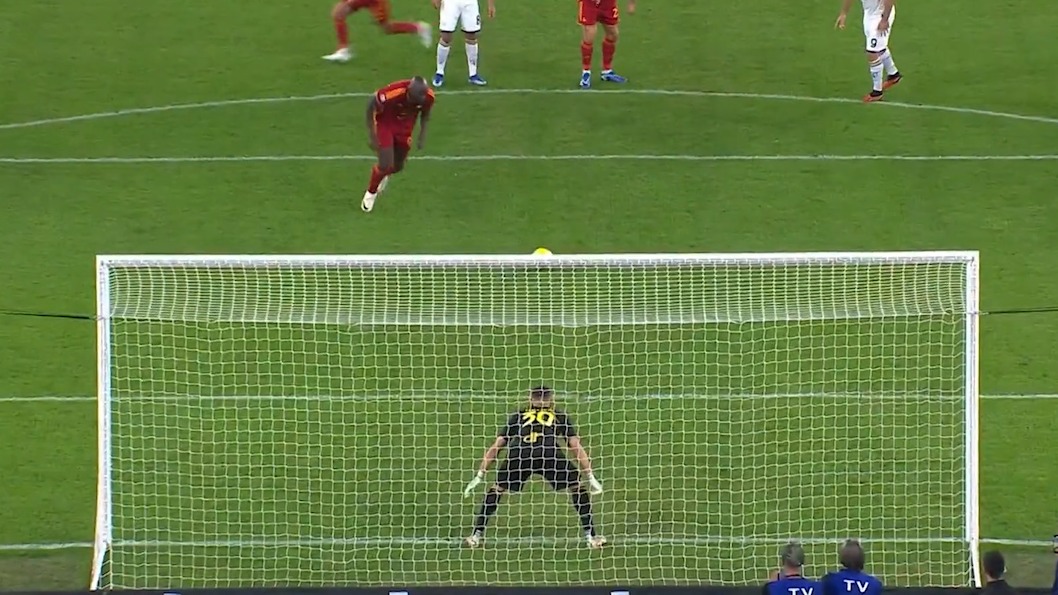 پنالتی از دست رفته روملو لوکاکو مقابل لچه