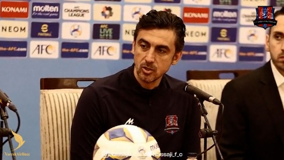 صحبت‌های سیدمهدی رحمتی سرمربی و مهرداد عبدی کاپیتان تیم فوتبال نساجی ایران در نشست خبری پیش از بازی با نوبهار ازبکستان