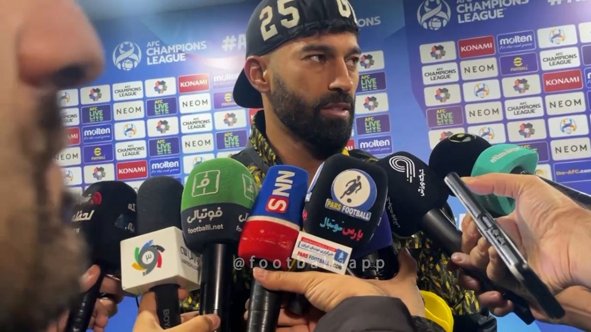 اختصاصی/ صحبتهای رامین رضاییان در پایان بازی سپاهان و آلمالیق