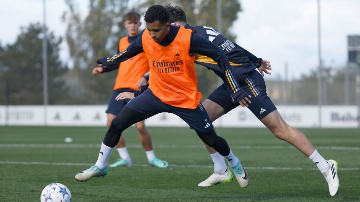 تمرین رئال مادرید برای تقابل با براگا در لیگ قهرمانان