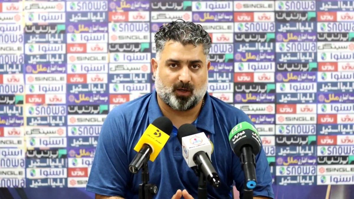 اختصاصی/ کنفرانس خبری ابراهیم اشکش قبل از بازی نفت مسجدسلیمان با مس سونگون