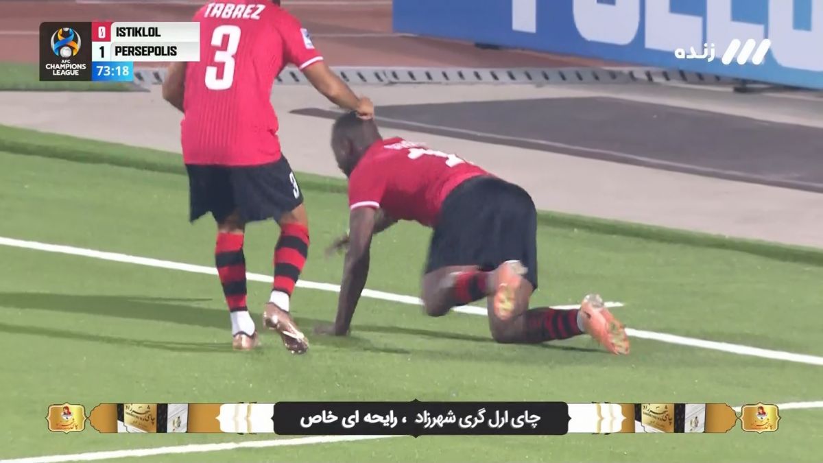گل اول استقلال تاجیکستان به پرسپولیس (سبای)