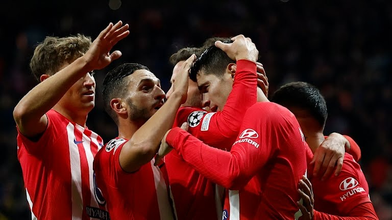 گل پنجم اتلتیکو مادرید به سلتیک (دبل موراتا)