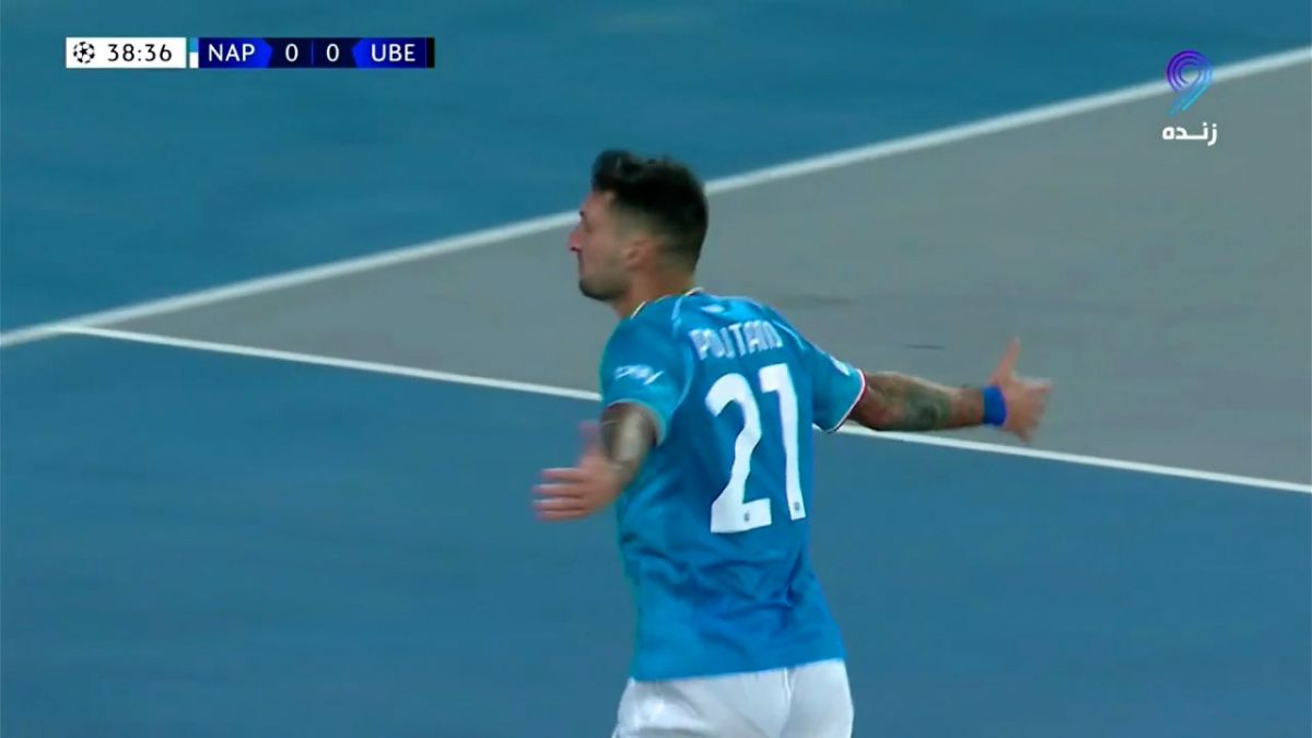 گل اول ناپولی به یونیون برلین (پولیتانو)