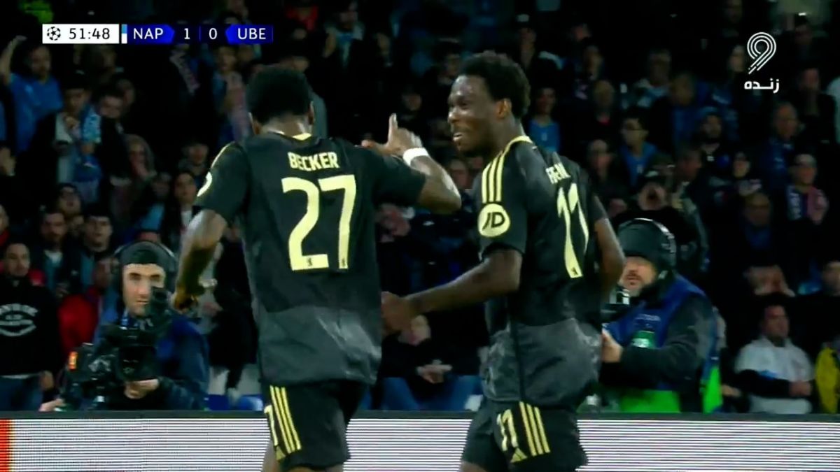 گل اول یونیون برلین به ناپولی (داوید داترو فوفانا)