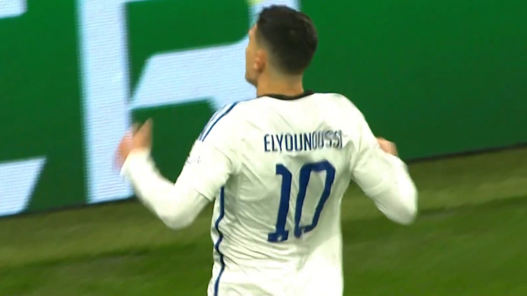 گل اول کپنهاگن به منچستریونایتد (محمد الیونوسی)