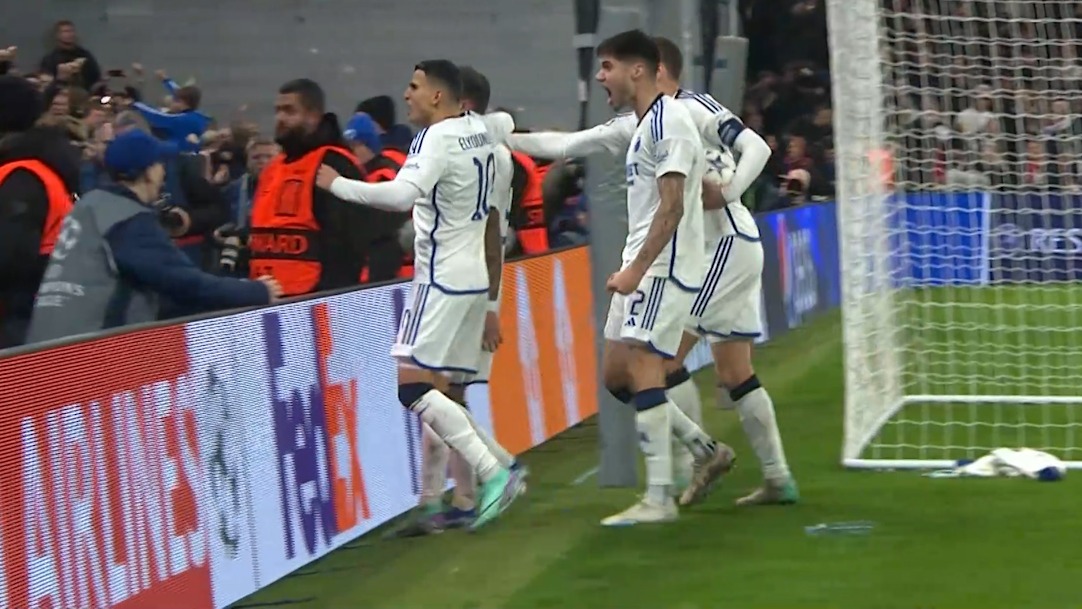 گل دوم کپنهاگن به منچستریونایتد (گونسالوس - پنالتی)