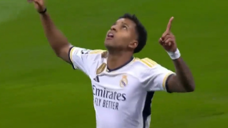 گل سوم رئال مادرید به براگا (چیپ رودریگو)