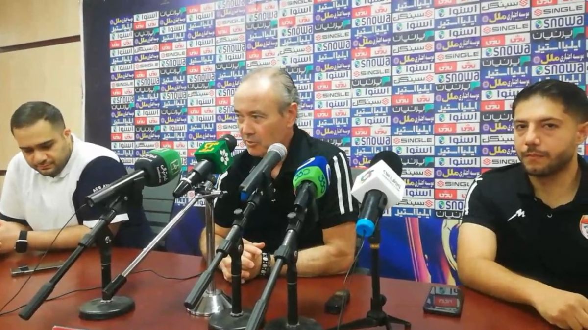 اختصاصی/ کنفرانس خبری مارتینز سرمربی فولاد پیش از تقابل با آلومینیوم اراک