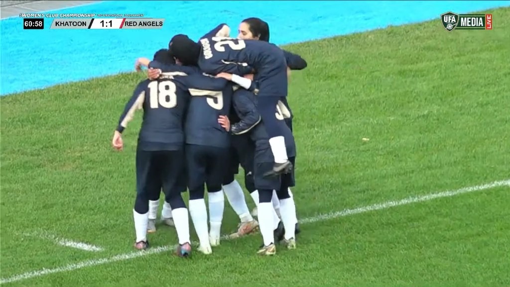 گلهای بازی خاتون بم 1-2 اینچئون (جام باشگاه های زنان آسیا)